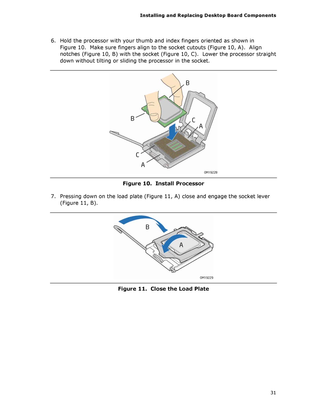 Intel DP965LT manual Install Processor 