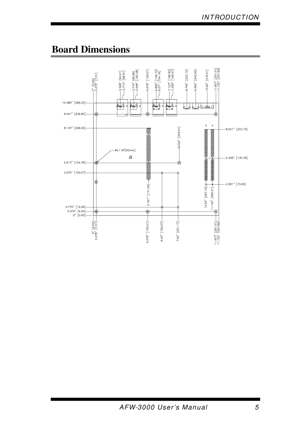 Intel E7501 user manual Board Dimensions 