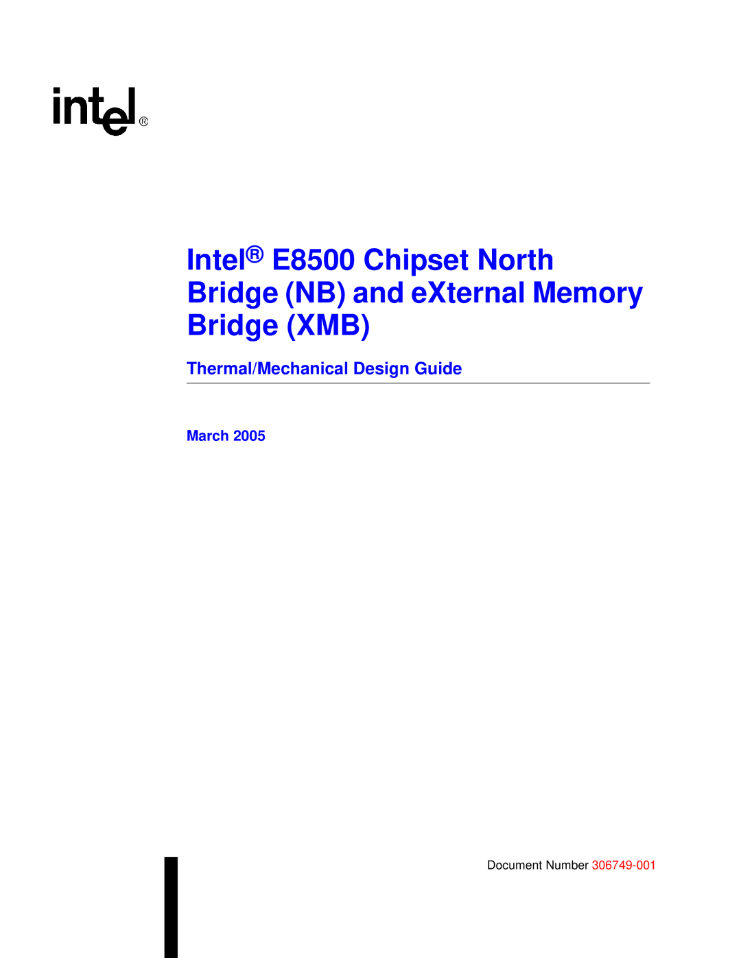 Intel E8500 manual Thermal/Mechanical Design Guide 