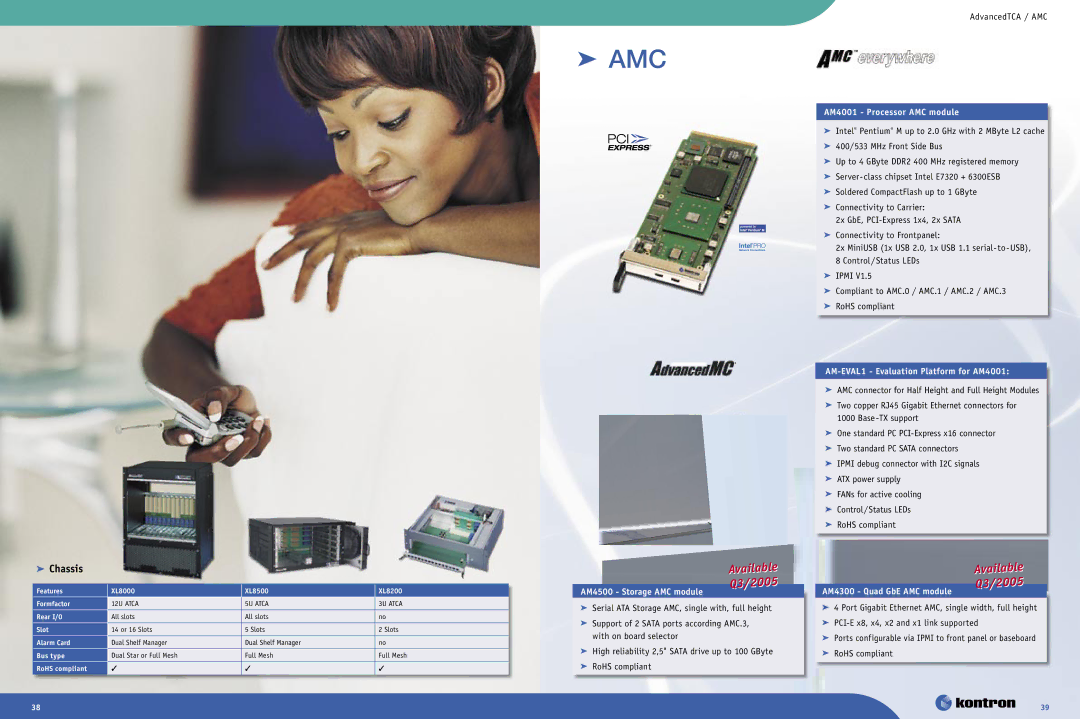 Intel Ethernet Switch Boards manual  Chassis, Features XL8000 XL8500 XL8200 Formfactor, Rear I/0, Slot, Alarm Card 