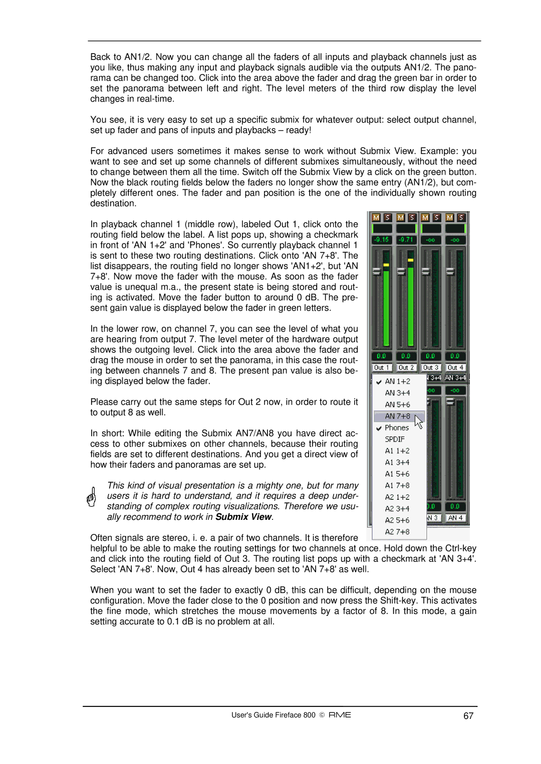 Intel manual Users Guide Fireface 800 RME 