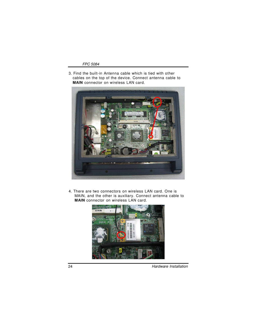 Intel FPC 5084, N270 user manual Fpc 