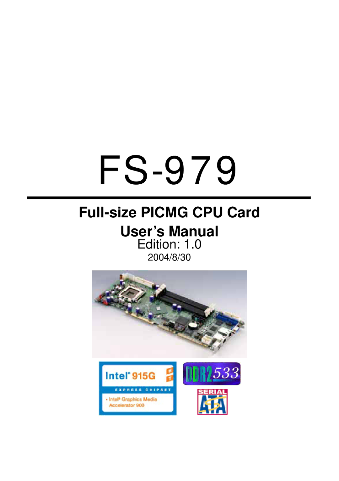 Intel FS-979 user manual 