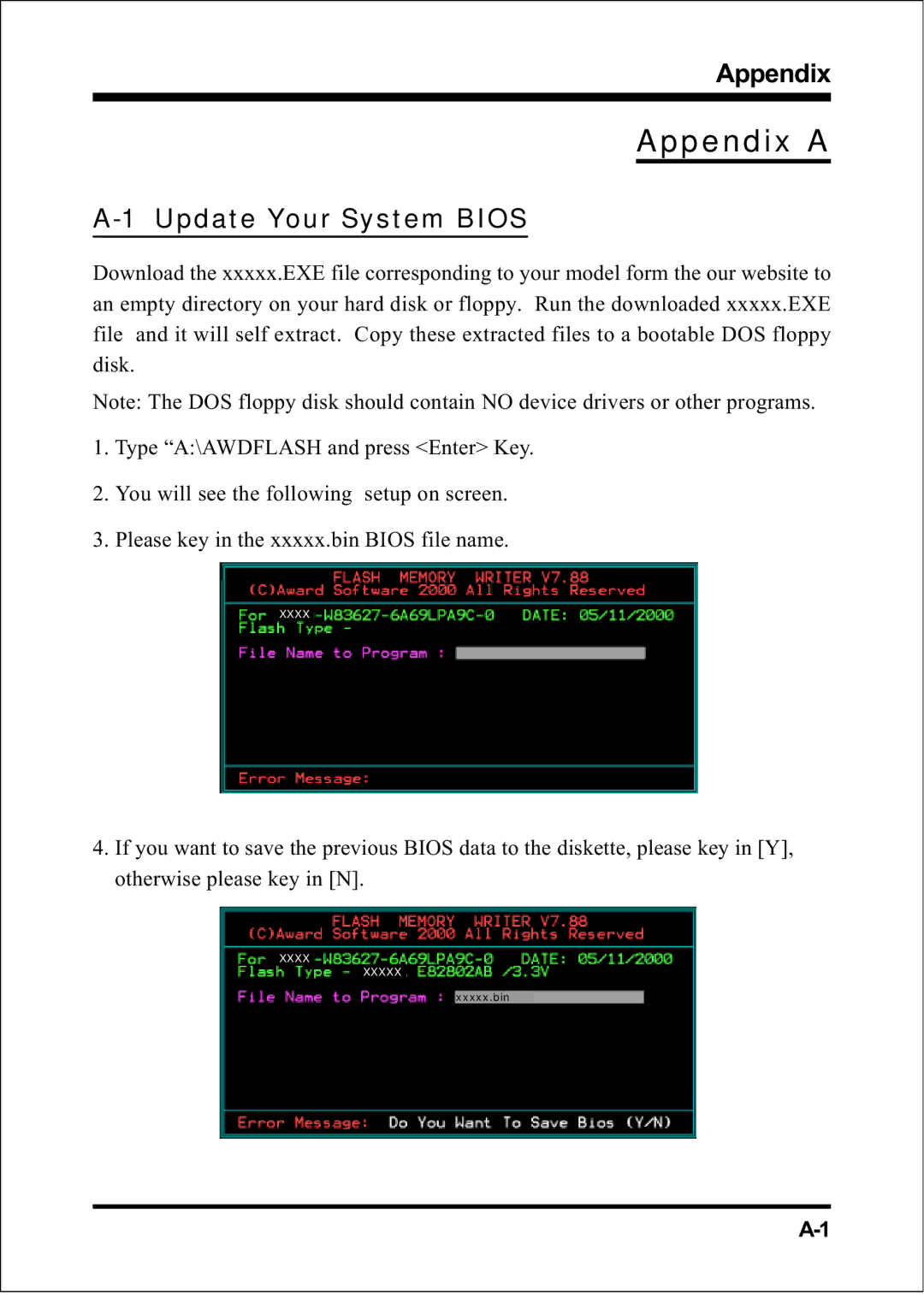 Intel DDR266 (PC2100), FSB800 (PC2700), FSB800 / DDR333 (PC2700), FSB800 (PC3200), FSB533 Appendix, Update Your System Bios 