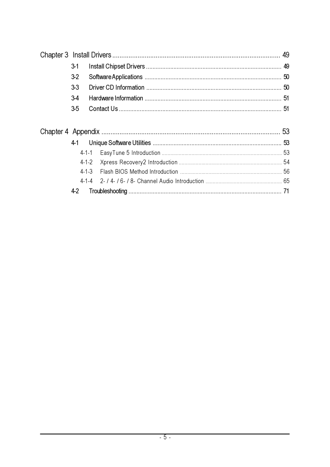 Intel GA-8I945GZME-RH user manual Install Drivers 