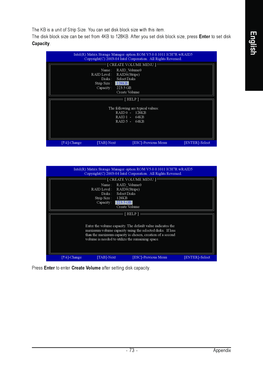 Intel GA-8I945P PRO, GA-8I945P-G user manual Name RAIDVolume0 