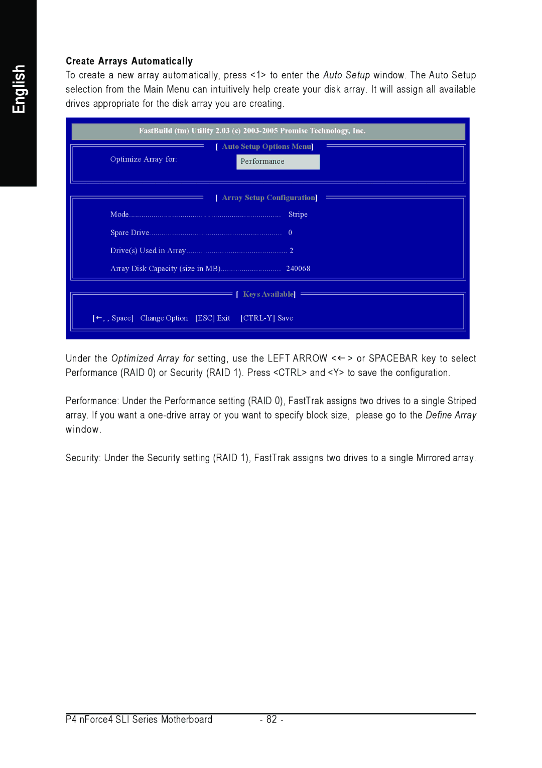 Intel GA-8N-SLI ROYAL, GA-8N-SLI PRO user manual Create Arrays Automatically 