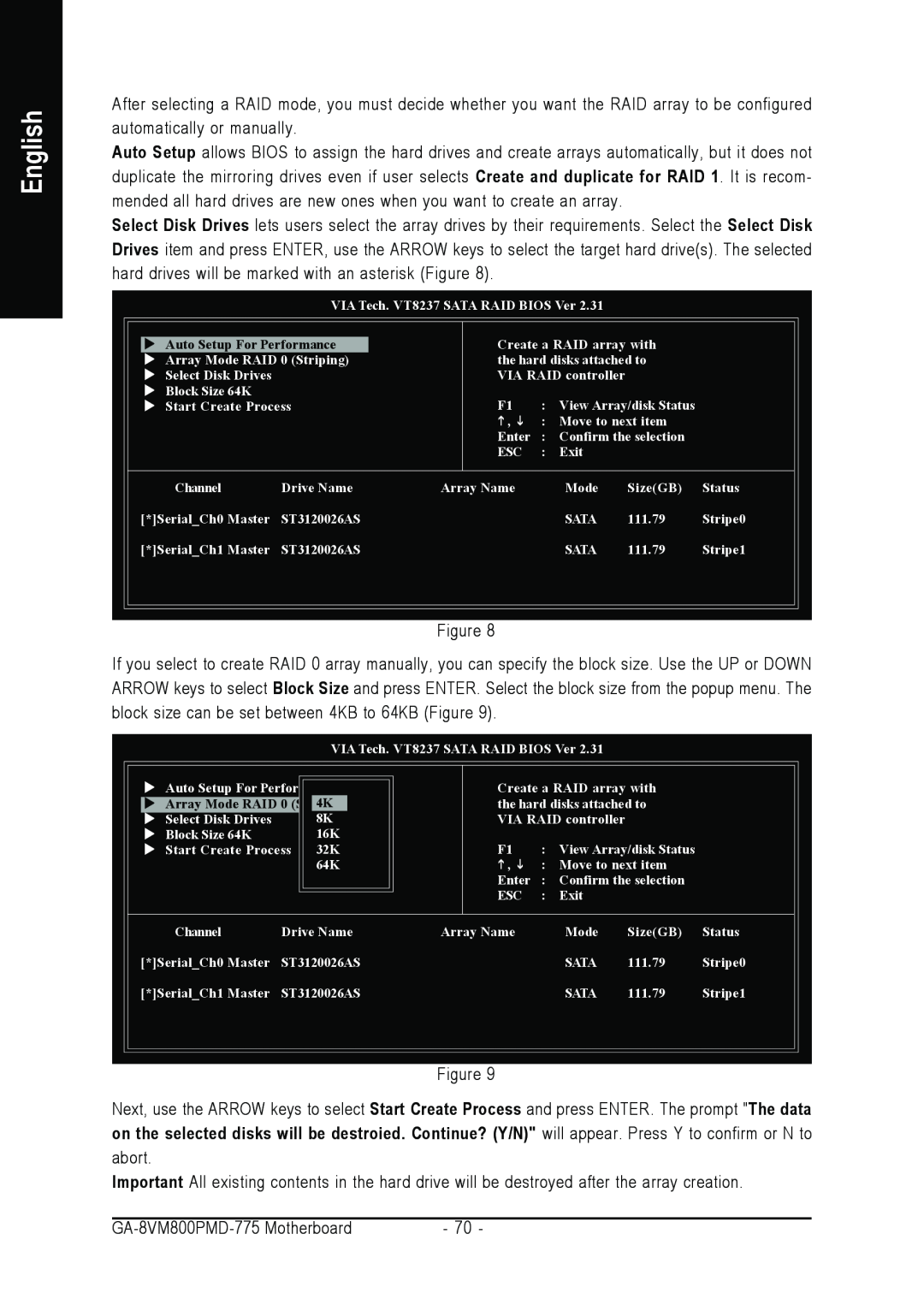 Intel GA-8VM800PMD-775 user manual English 