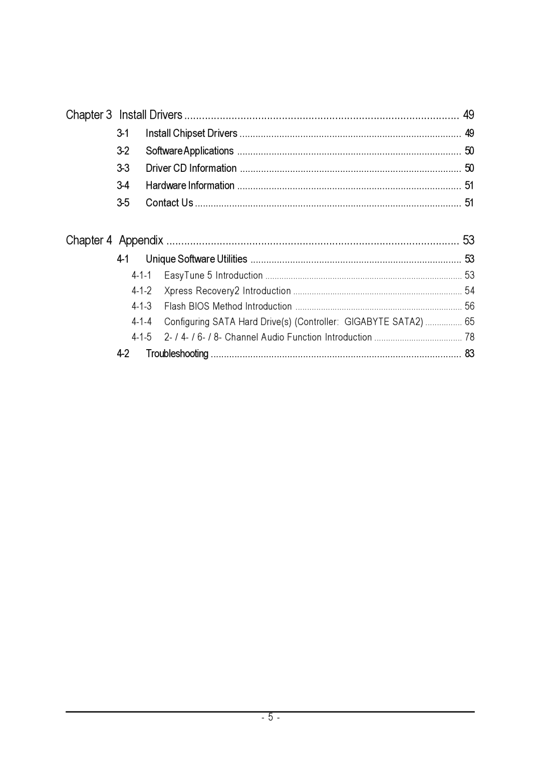 Intel GA-965P-DS3 user manual Install Drivers 