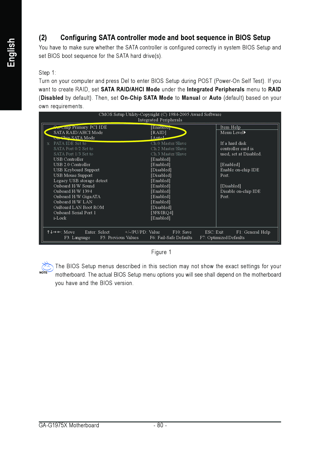 Intel GA-G1975X user manual Raid 