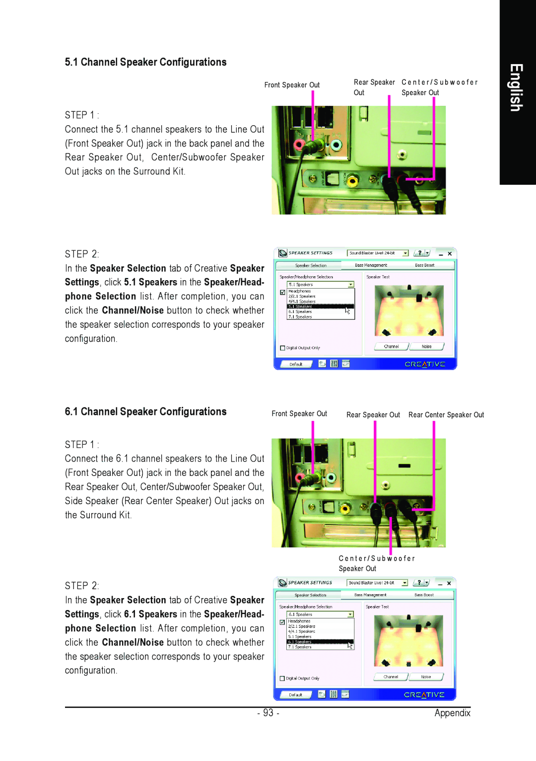 Intel GA-G1975X user manual Front Speaker Out 