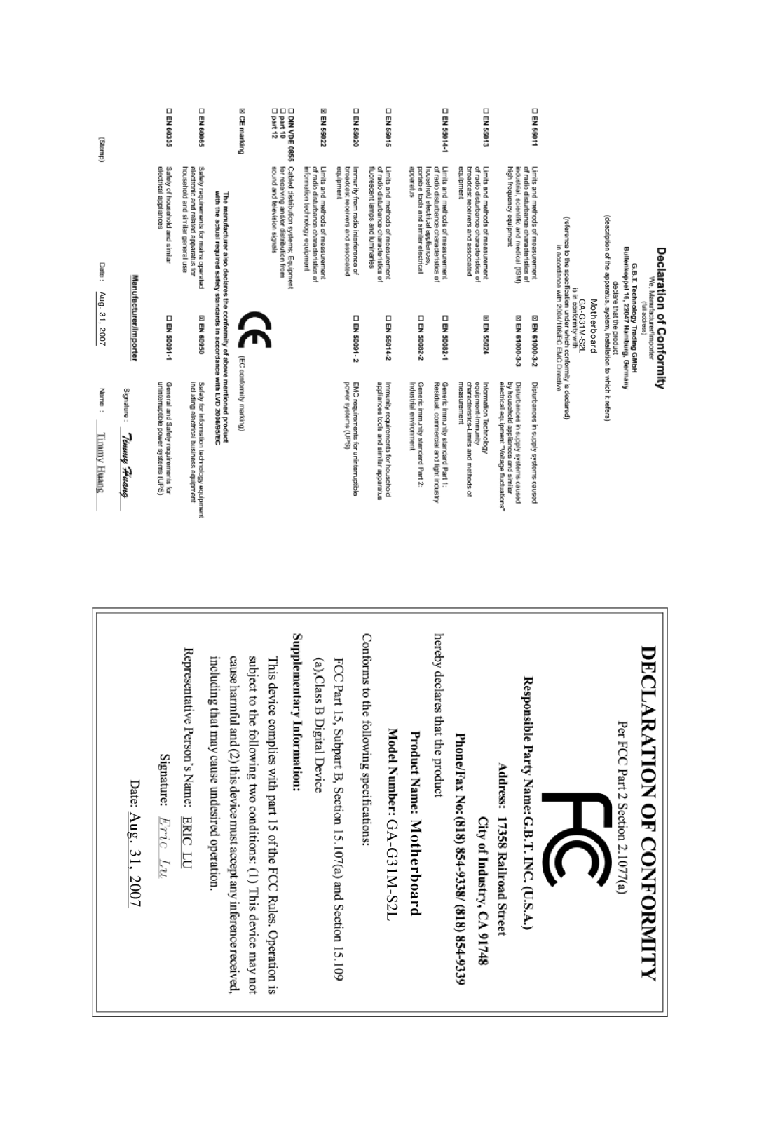 Intel GA-G31M-S2L, GA-G31M-S2C user manual Motherboard 