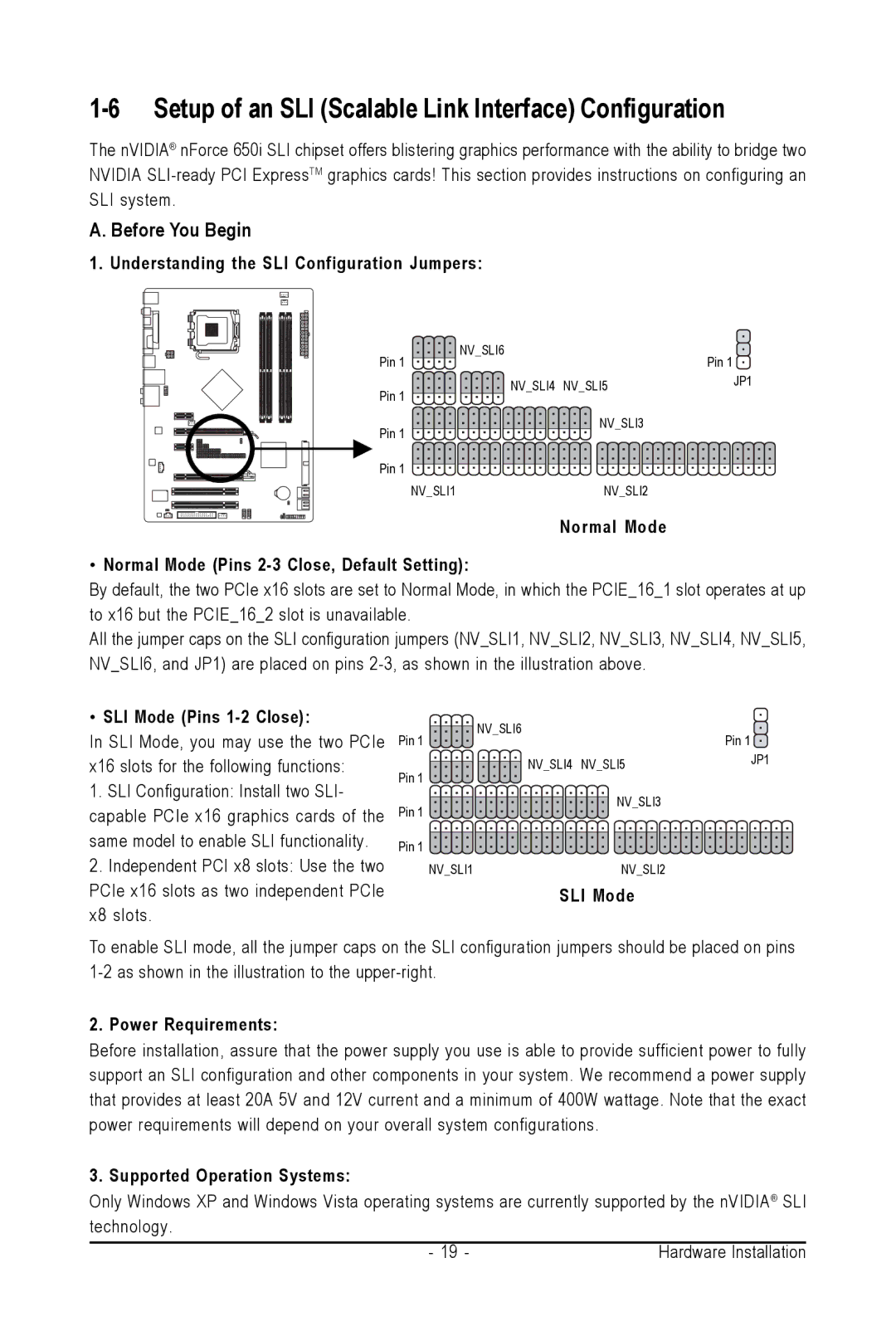 Intel GA-N650SLI-DS4L user manual Setup of an SLI Scalable Link Interface Configuration, Before You Begin 