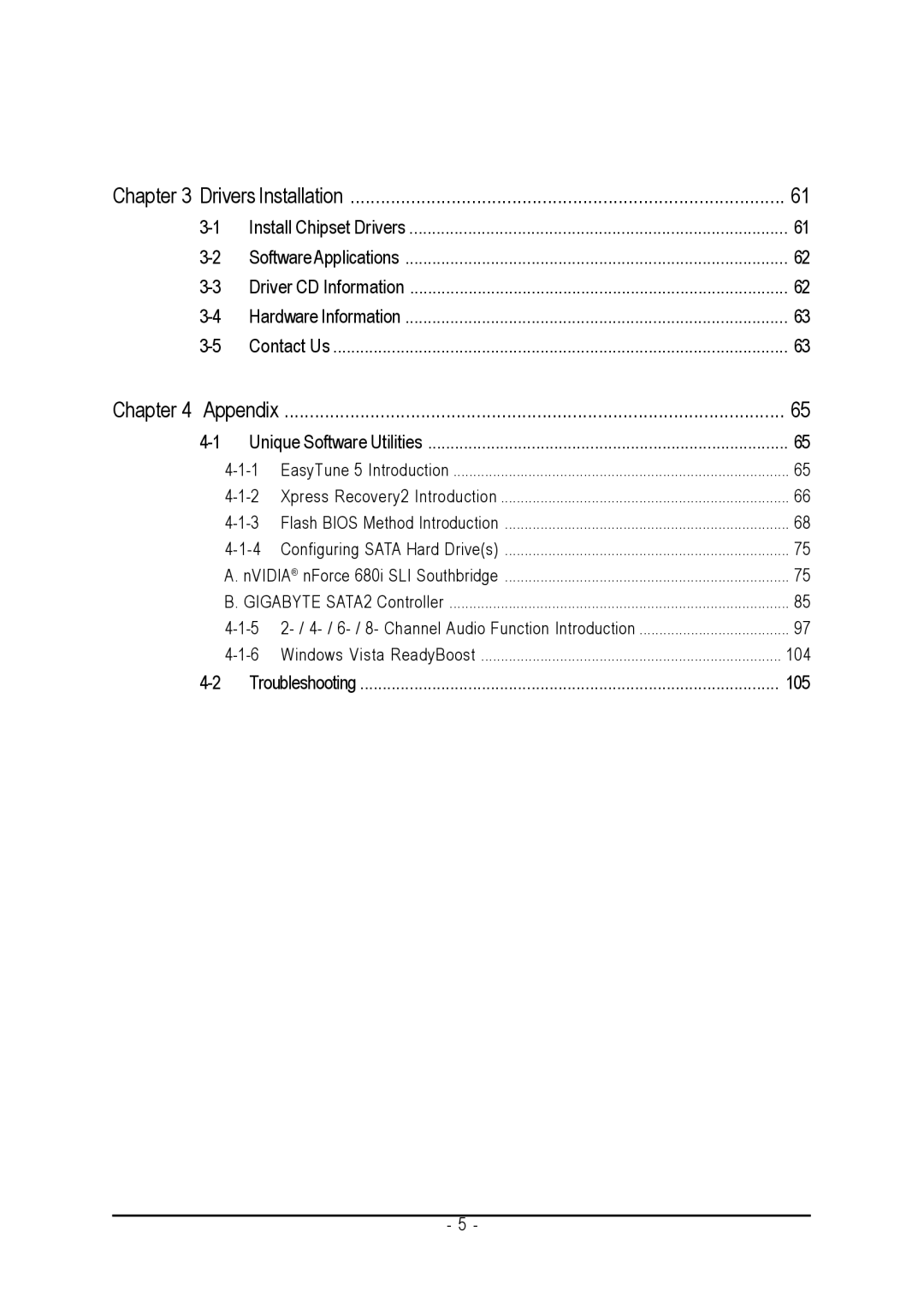 Intel GA-N680SLI-DQ6 user manual Drivers Installation 