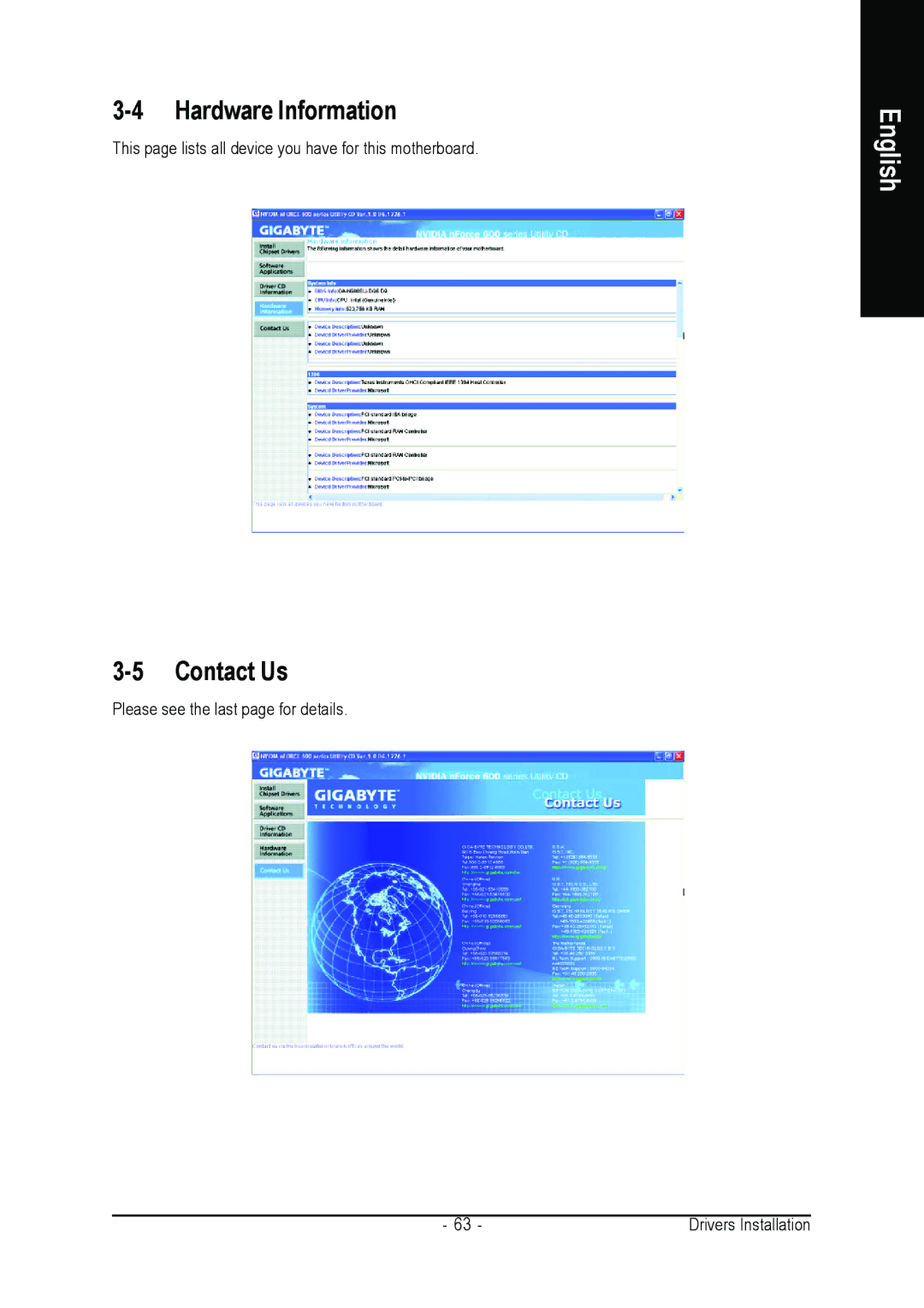 Intel GA-N680SLI-DQ6 user manual Hardware Information, Contact Us 