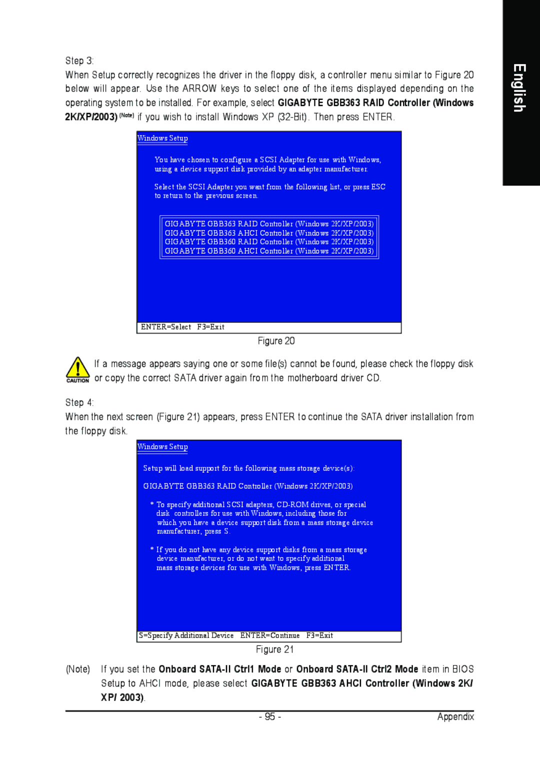 Intel GA-N680SLI-DQ6 user manual ENTER=Select F3=Exit 