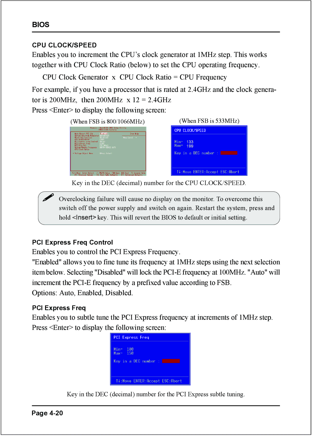 Intel I945P specifications Cpu Clock/Speed 