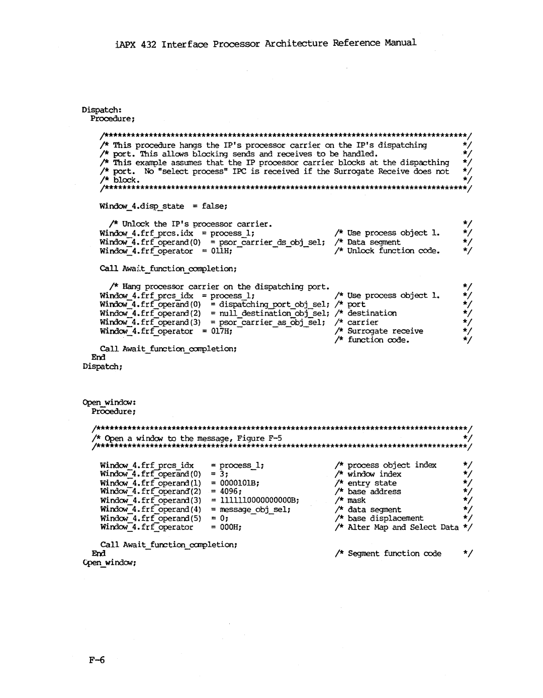 Intel iapx 432 manual = 000010lBi 