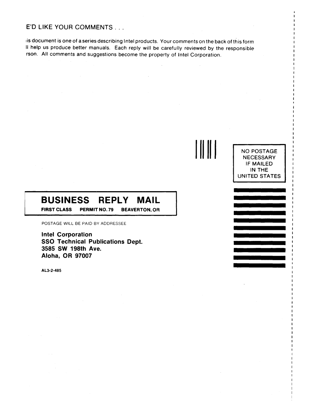 Intel iapx 432 manual 111111 