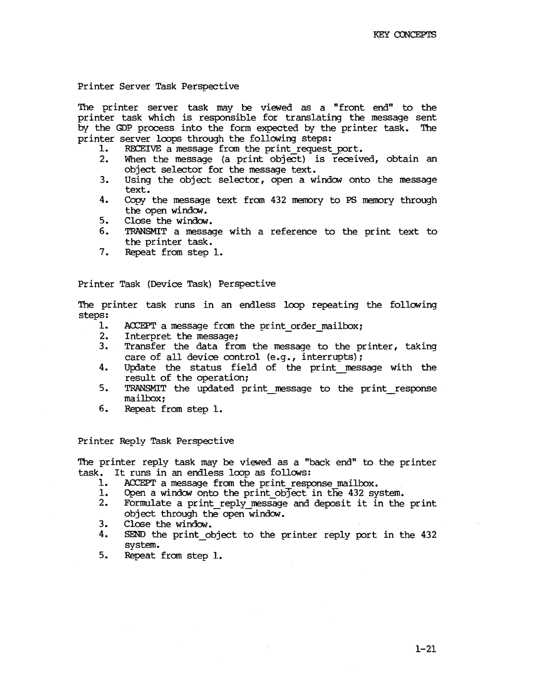 Intel iapx 432 manual KEY Concepts 