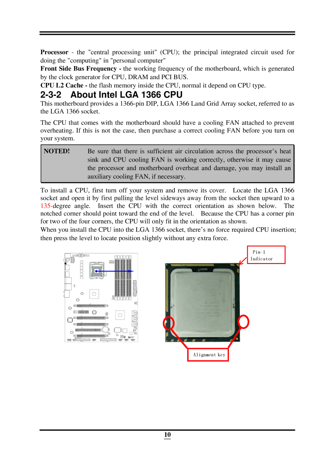 Intel X58, ICH10R user manual About Intel LGA 1366 CPU 