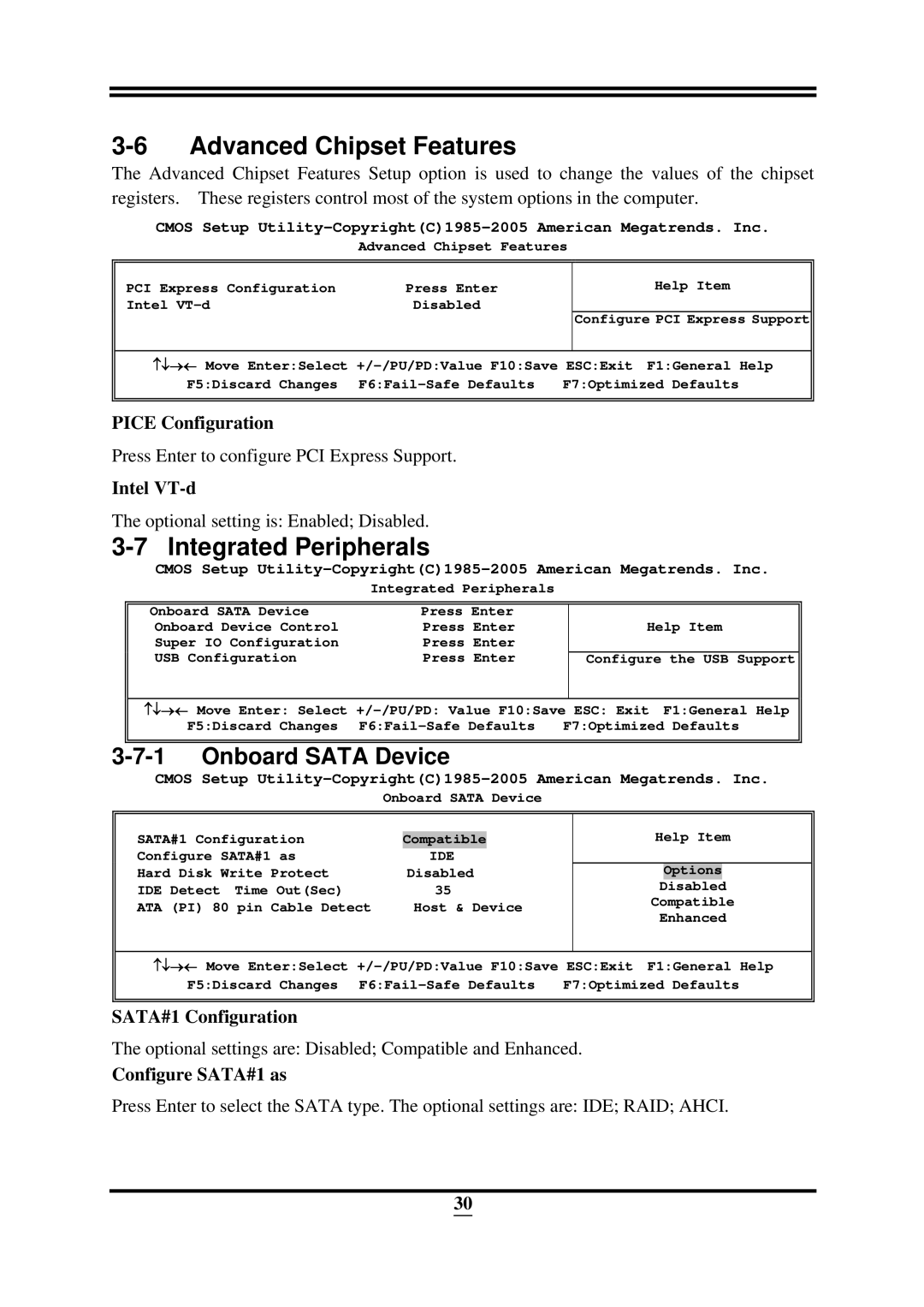 Intel X58, ICH10R user manual Advanced Chipset Features, Integrated Peripherals 