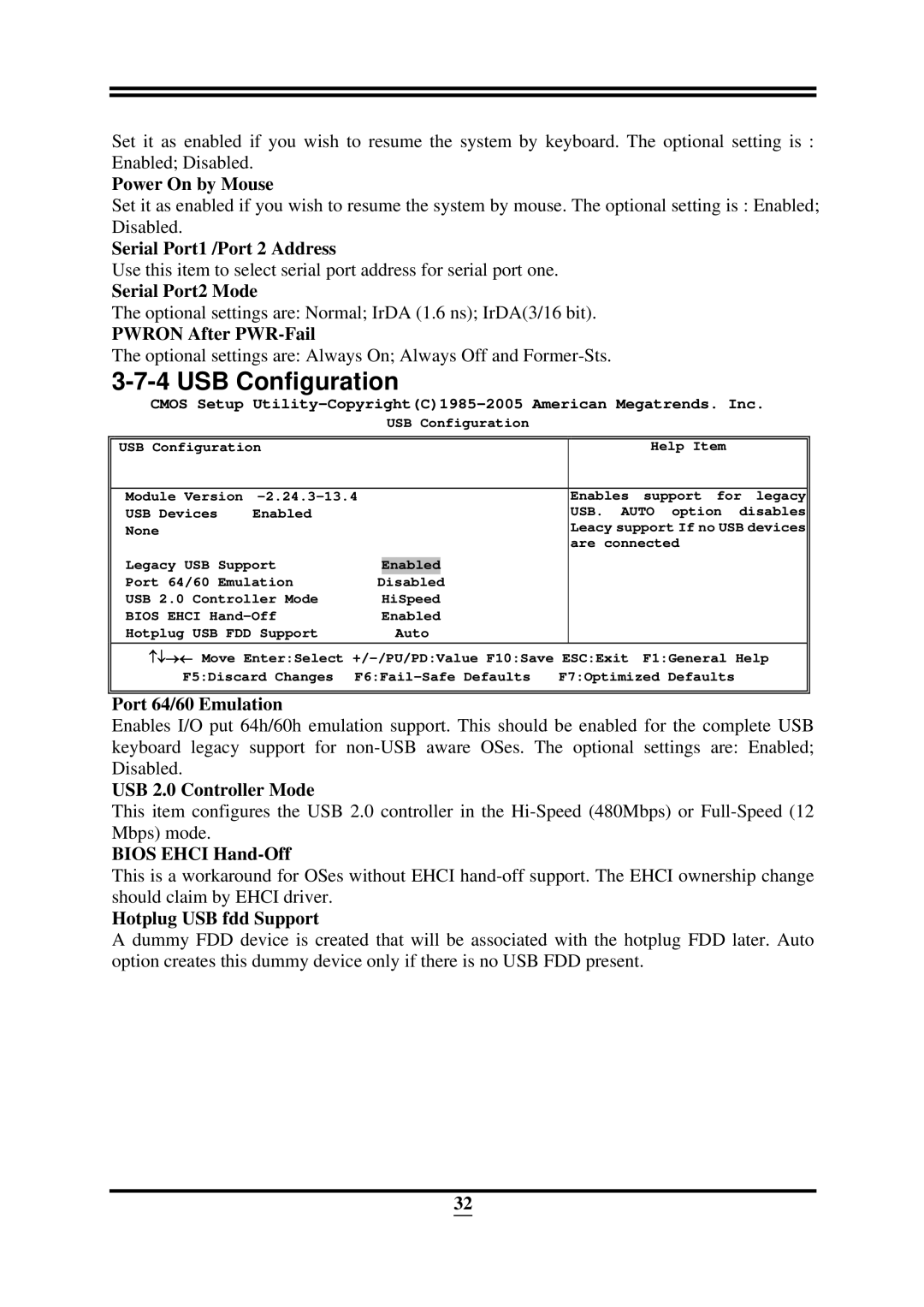 Intel X58, ICH10R user manual USB Configuration 