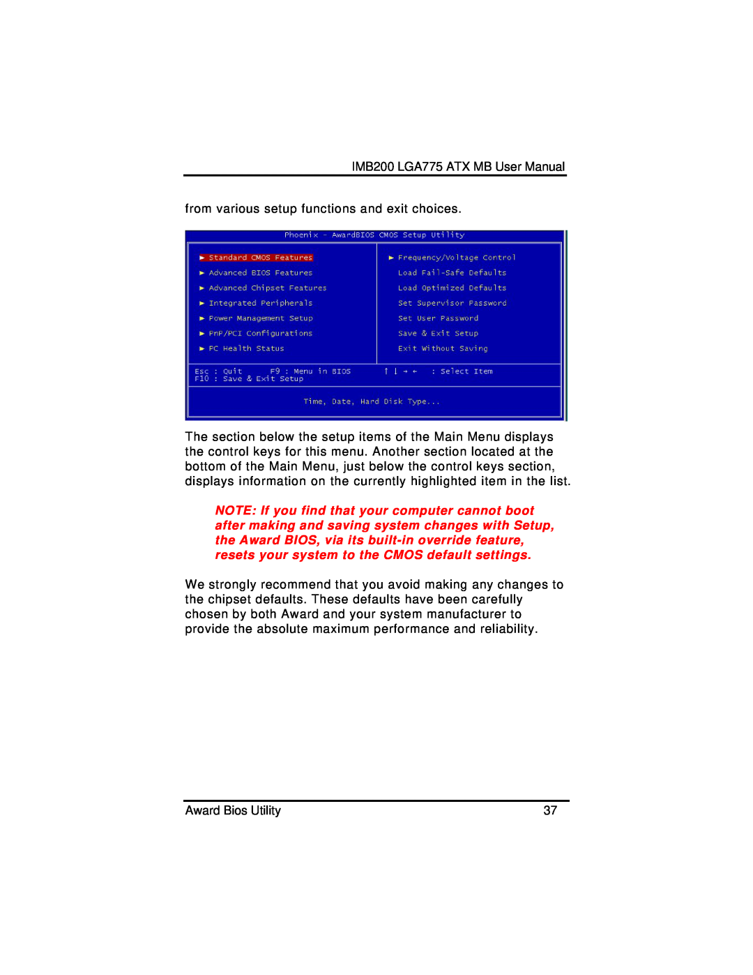 Intel IMB200VGE user manual 
