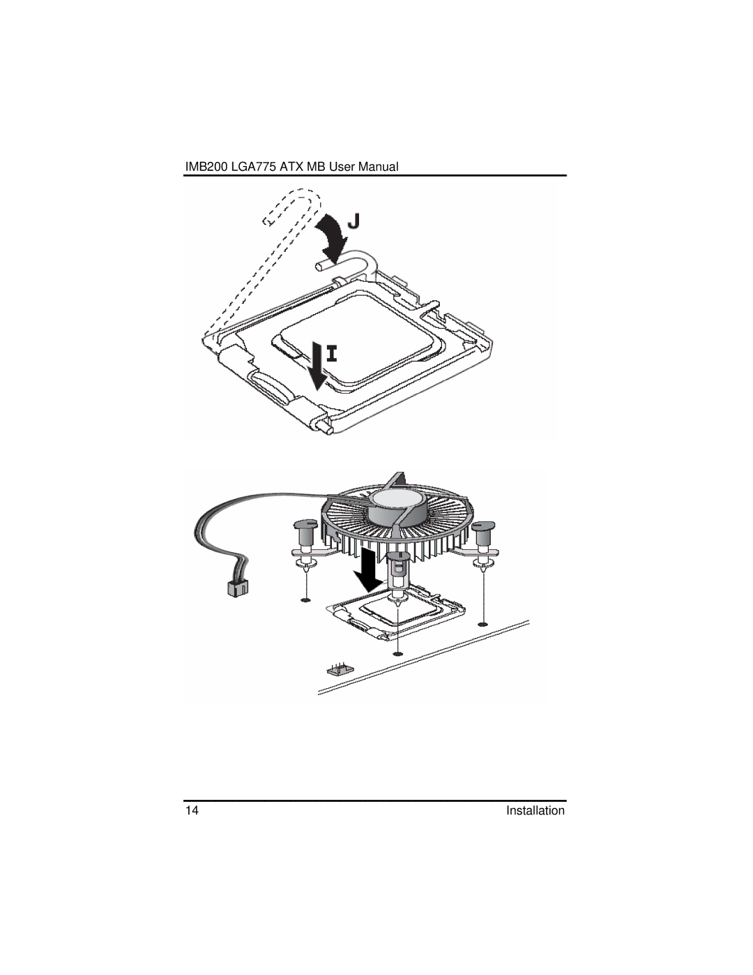 Intel IMB200VGE user manual Installation 