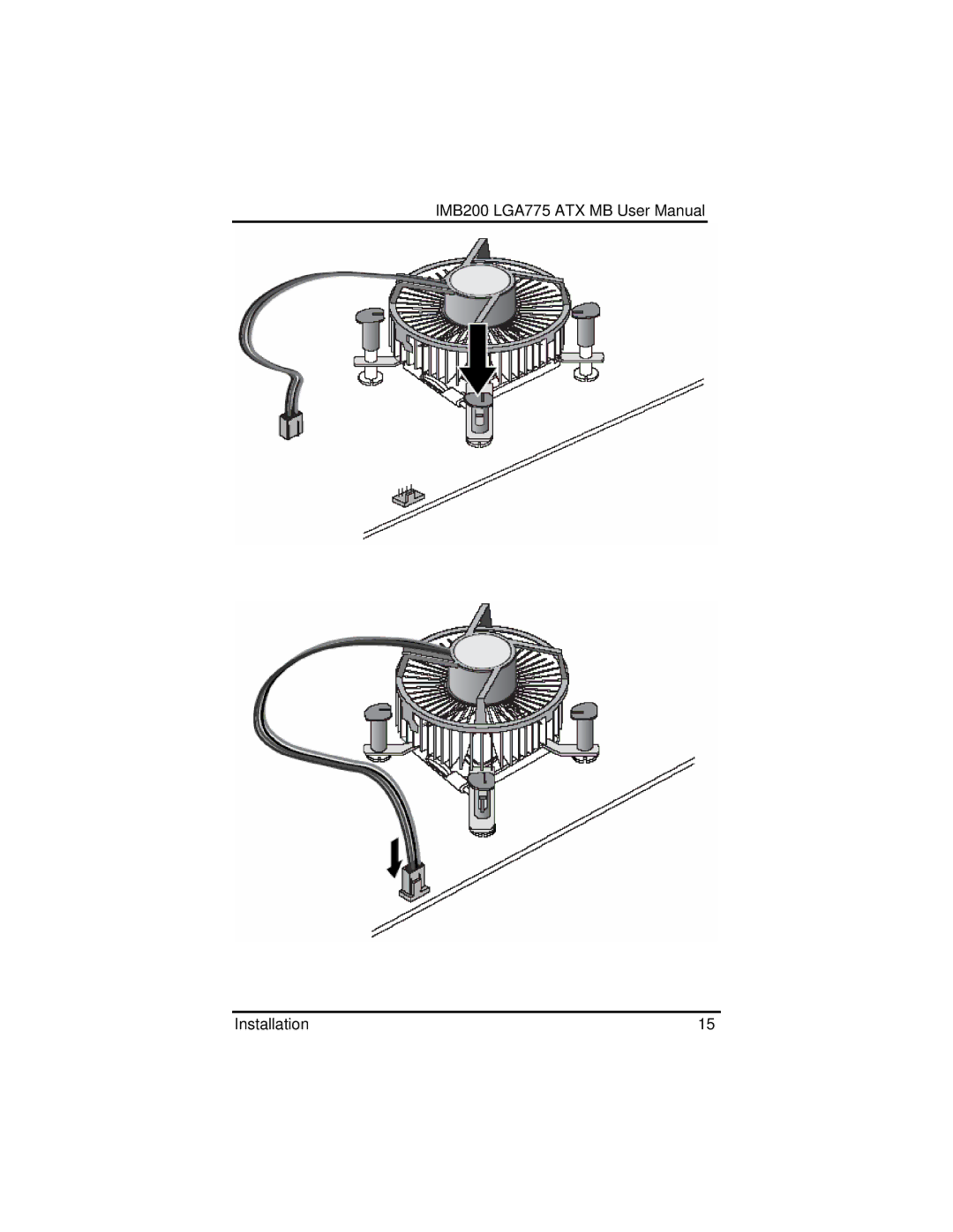 Intel IMB200VGE user manual Installation 