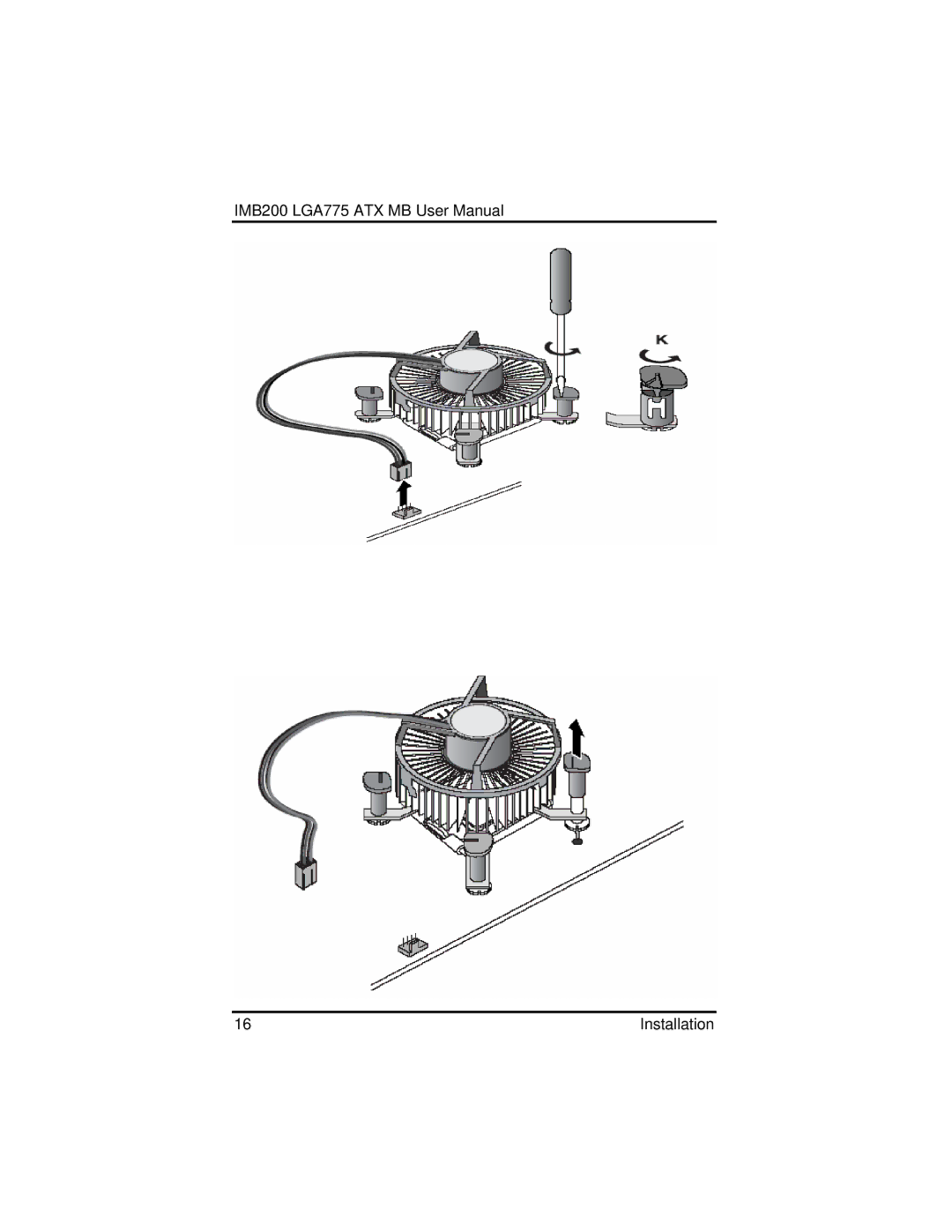 Intel IMB200VGE user manual Installation 