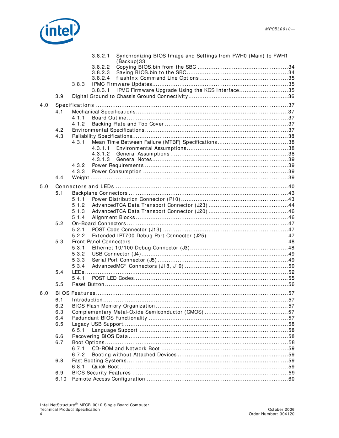 Intel MPCBL0010, Intel NetStructure Single Board Computer manual 1.1, 1.2, 1.3, Weight 