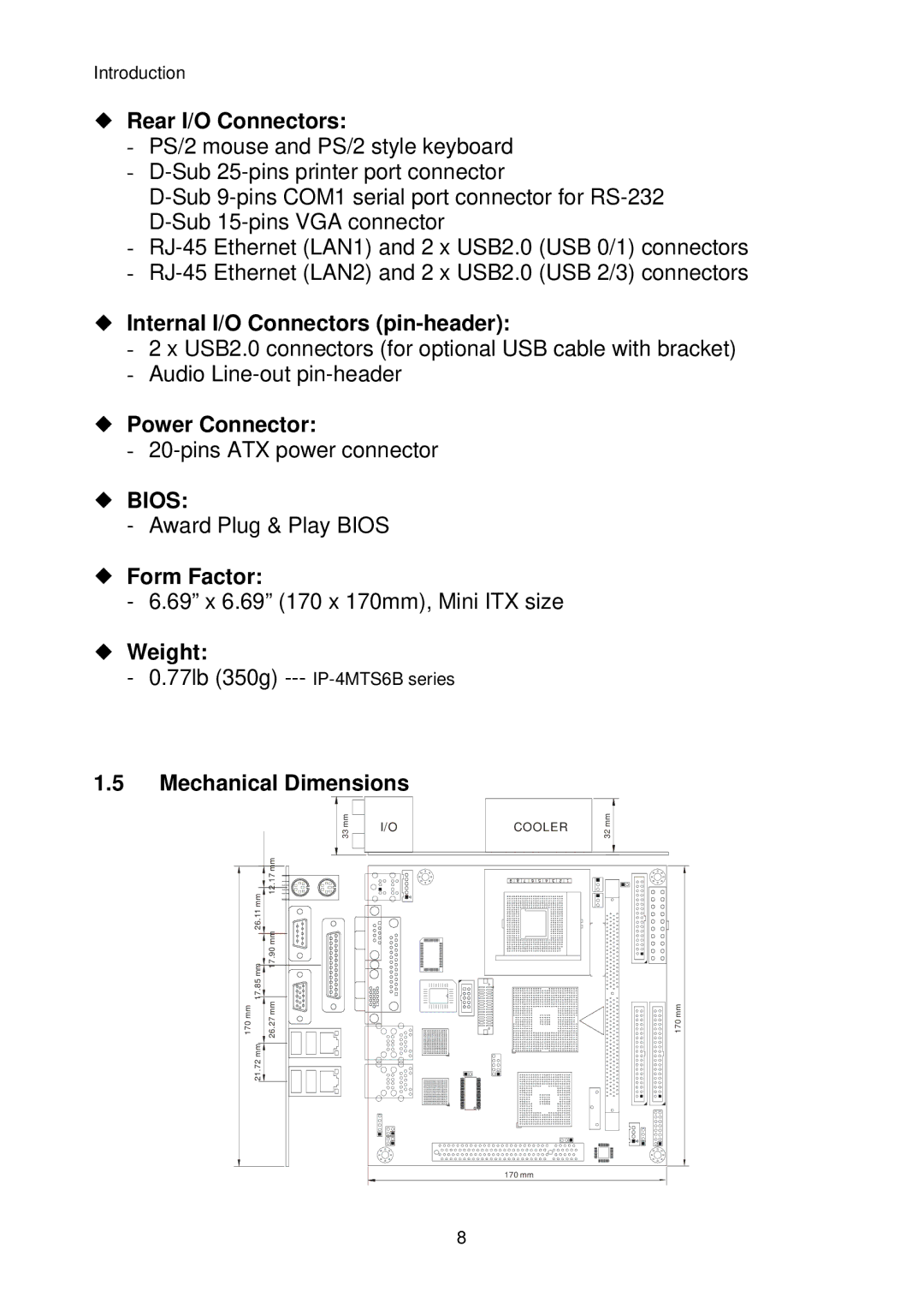 Intel IP-4MTS6B manual ¡ Bios 