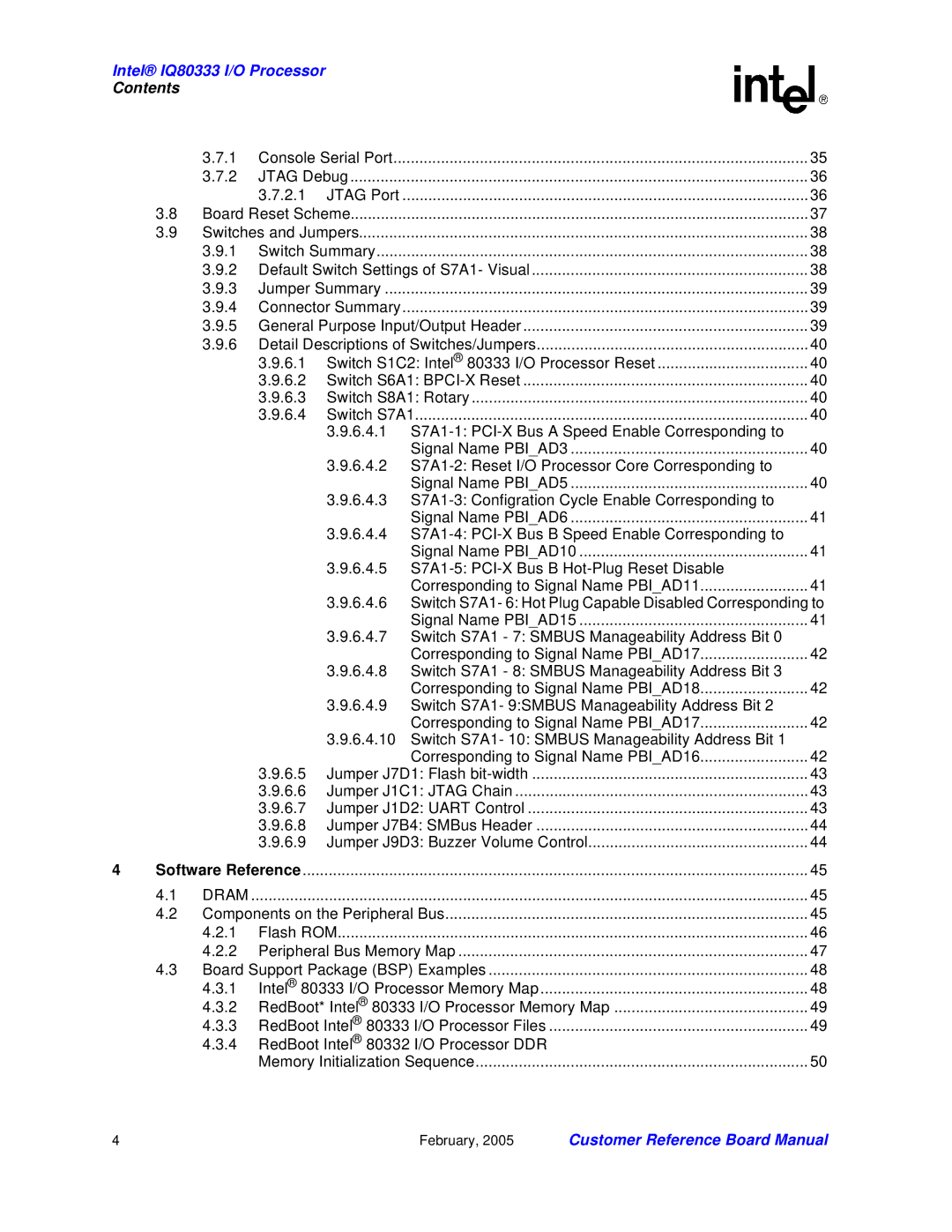 Intel IQ80333 manual Dram 