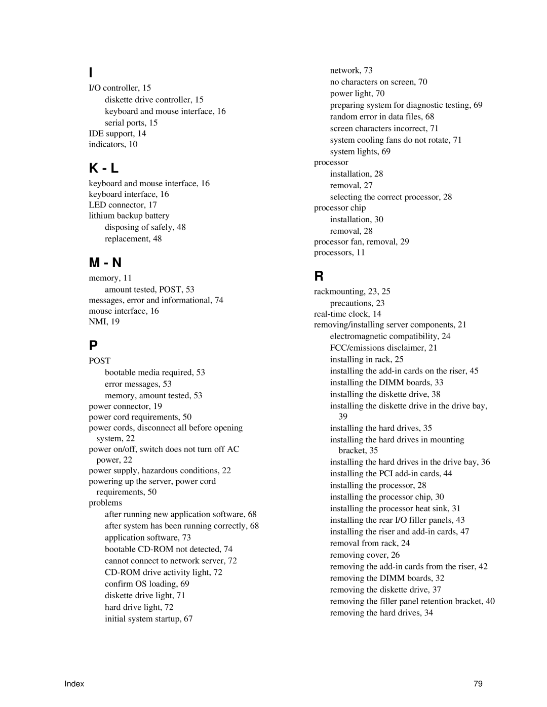 Intel ISP1100 manual Post 