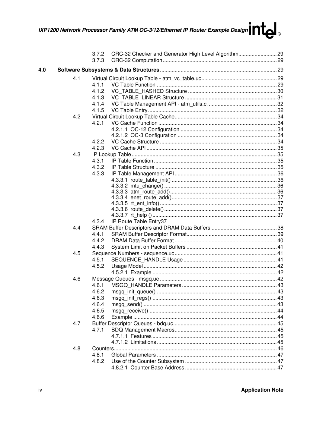 Intel IXP1200 manual Virtual Circuit Lookup Table Cache 