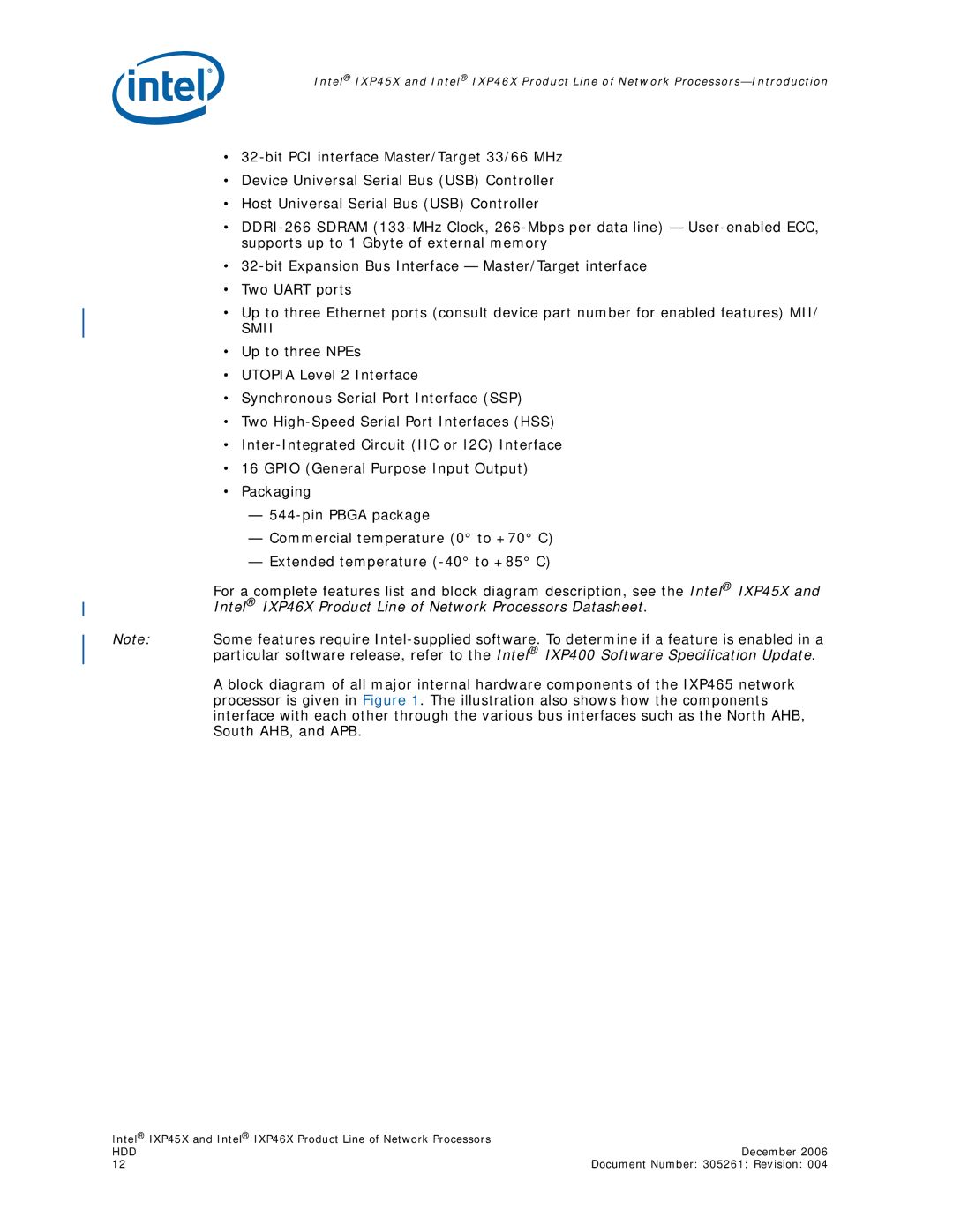 Intel IXP46X, IXP45X manual Smii 