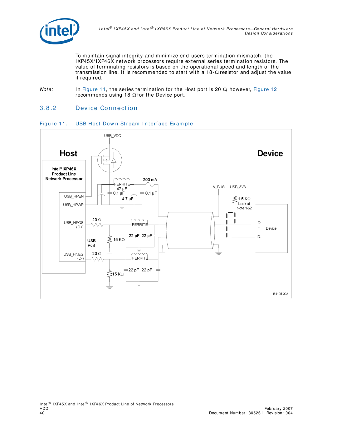 Intel IXP46X, IXP45X manual Host Device 