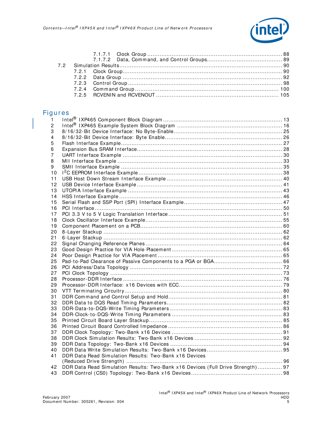 Intel IXP45X, IXP46X manual Figures 