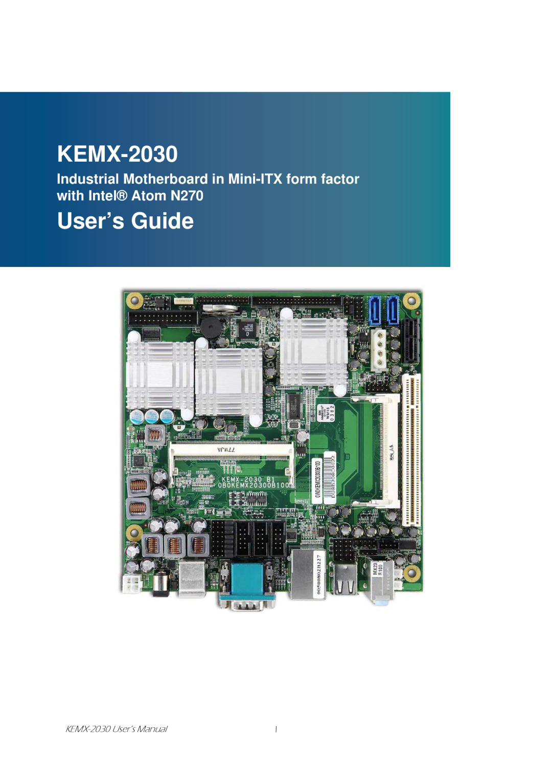 Intel KEMX-2030 user manual 