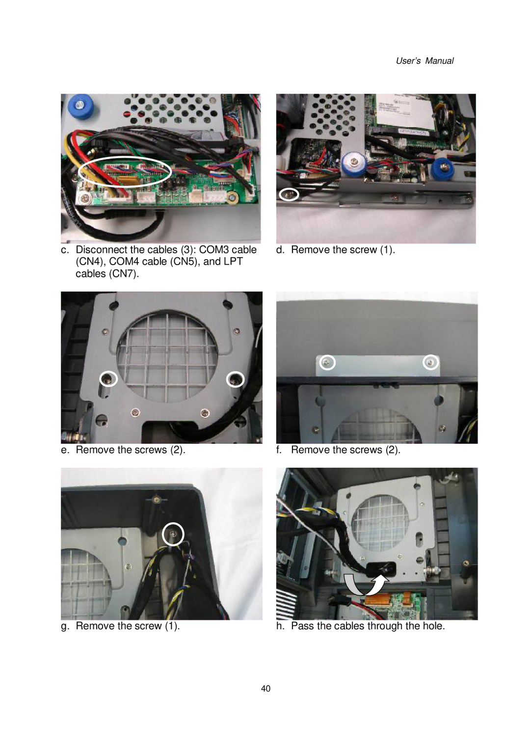 Intel 48201201, Kiosk Hardware System user manual User’s Manual 