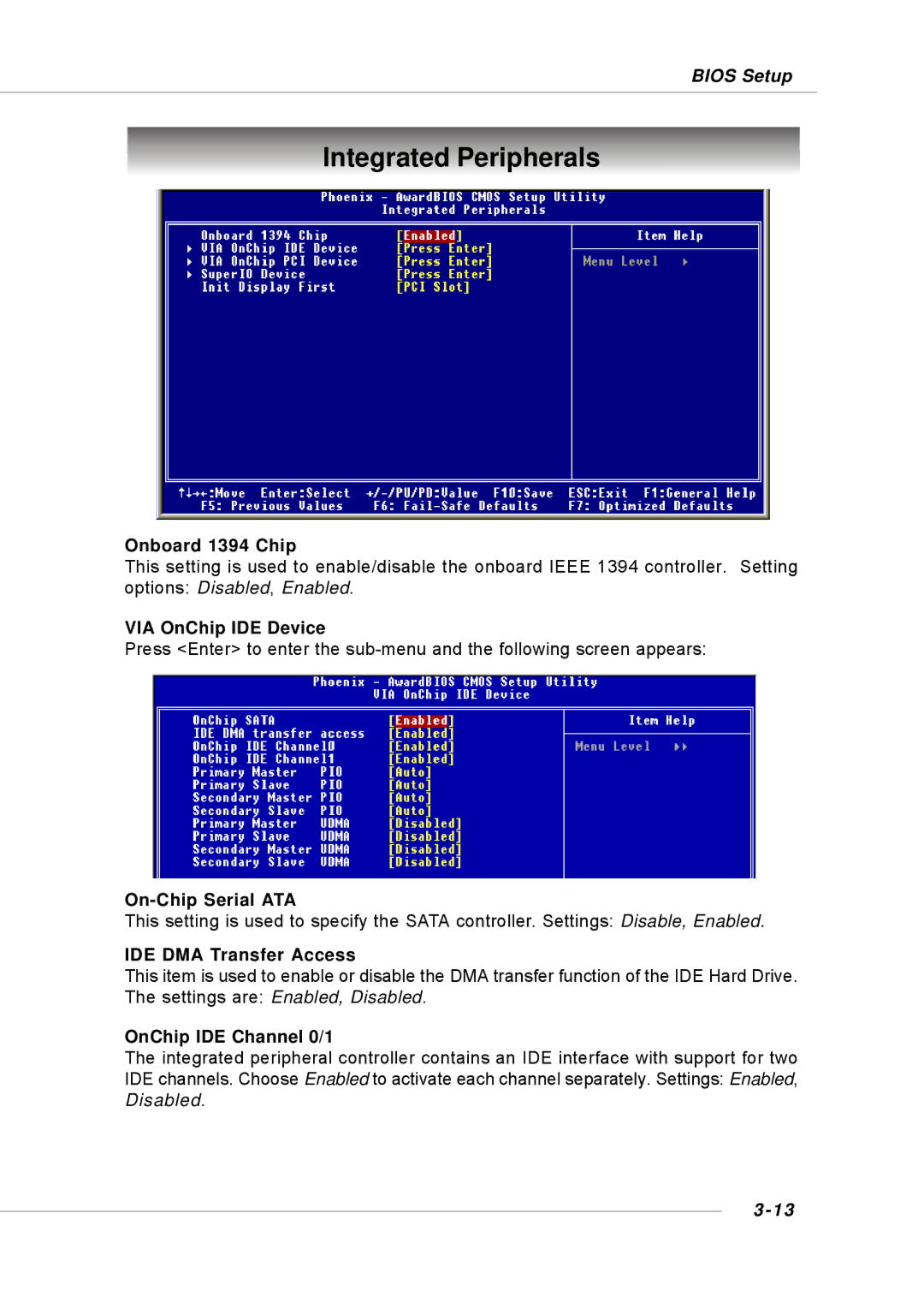 Intel MS-6734, KM4M, KM4AM, G52-M6734XD manual Integrated Peripherals 