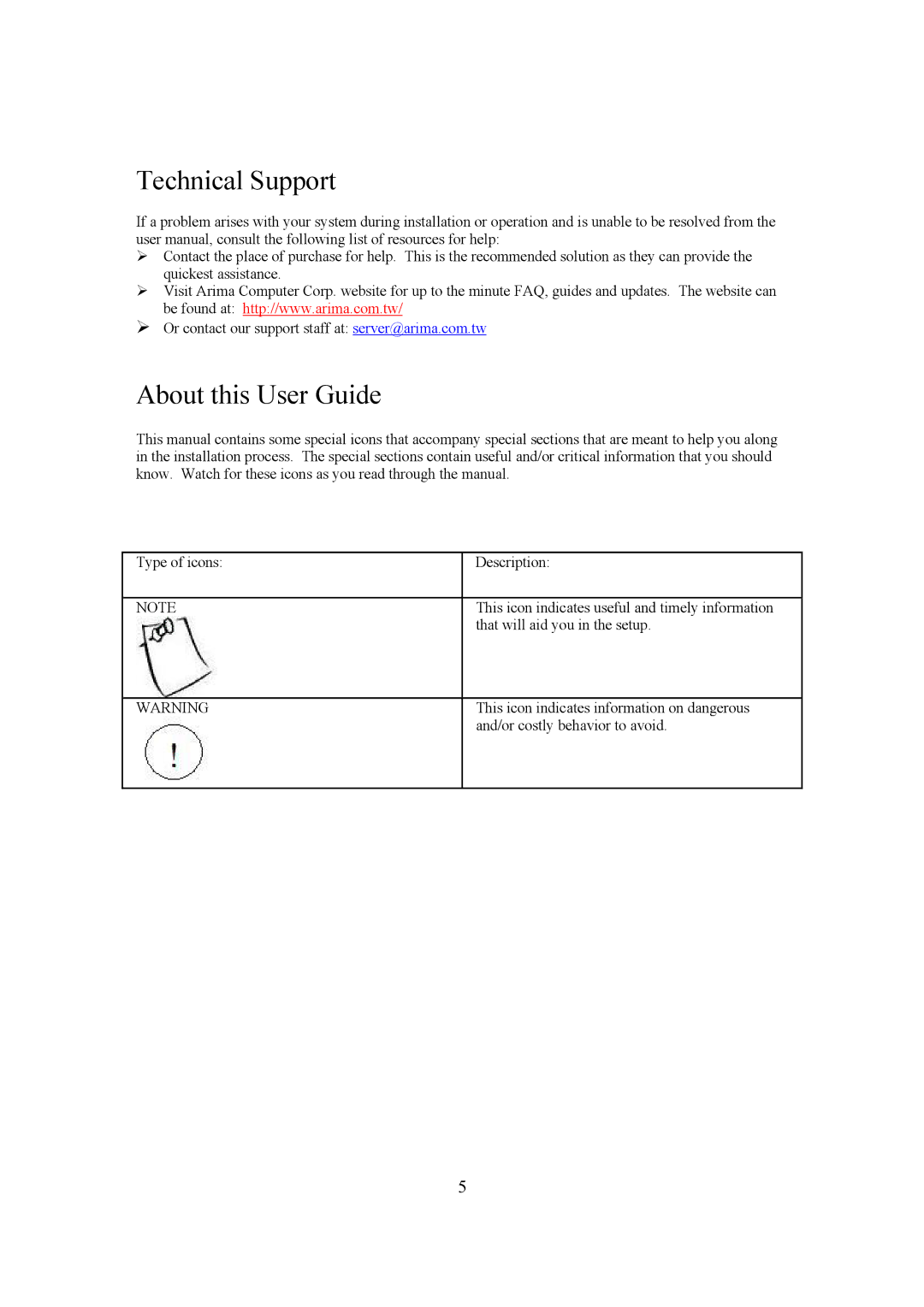 Intel LH500 user manual Technical Support 