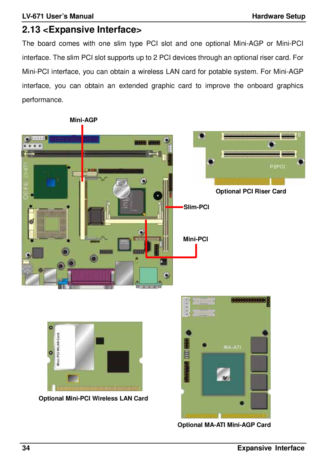 Intel LV-671 user manual Expansive Interface 