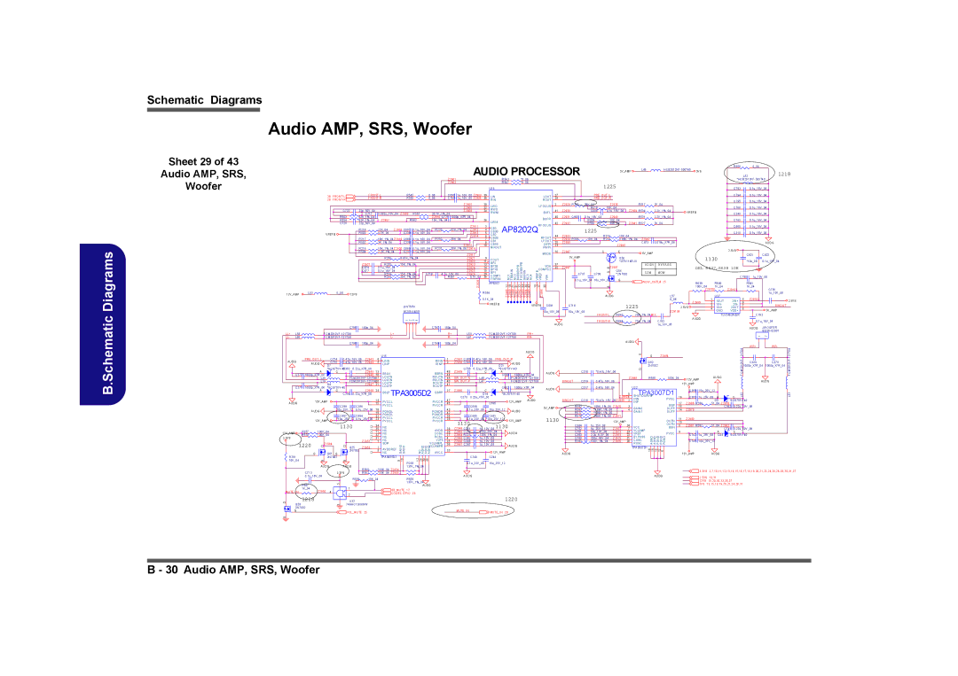 Intel LV22C Series, LV19C Series, LV19N Series, LV22N Series manual Audio AMP, SRS, Woofer 