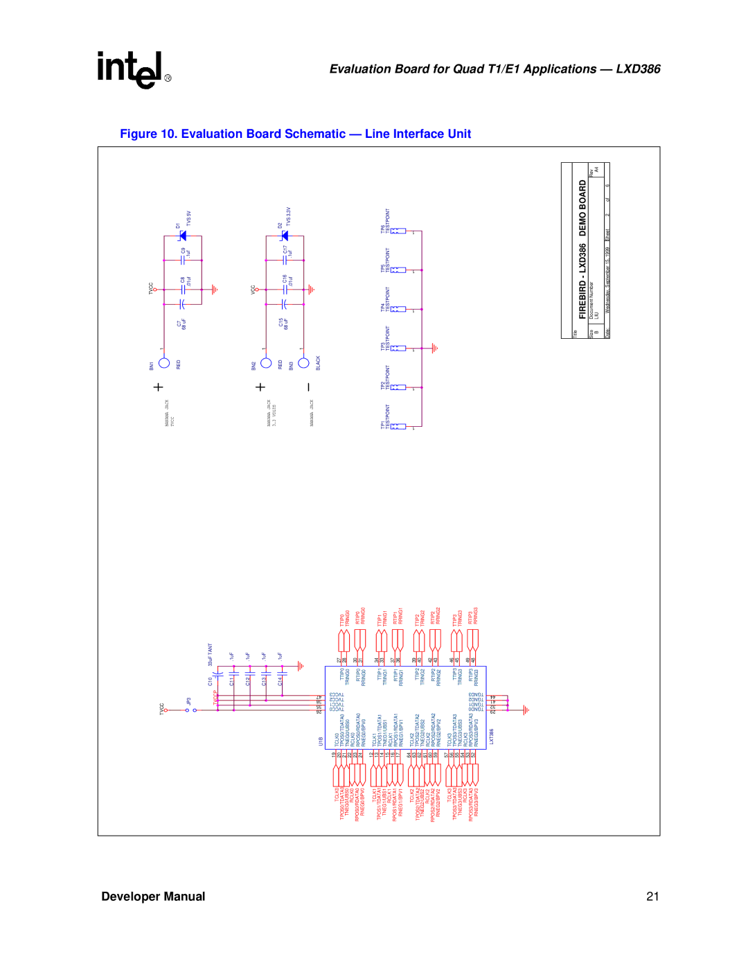 Intel LXD386 manual Interface Unit 