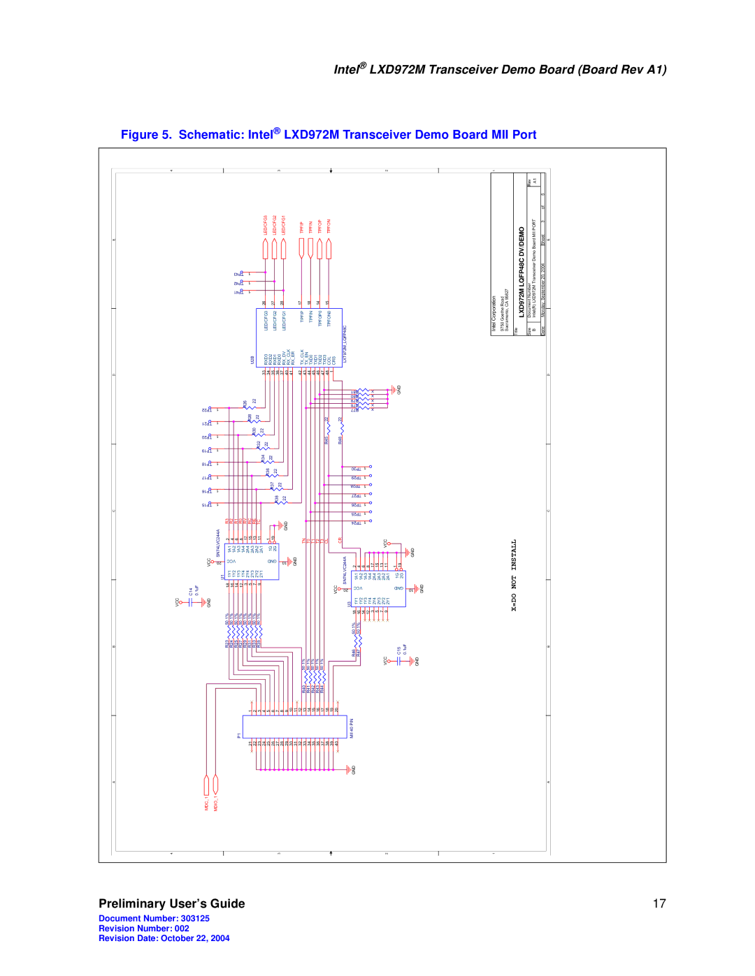 Intel LXD972M manual Guide, Vcc 