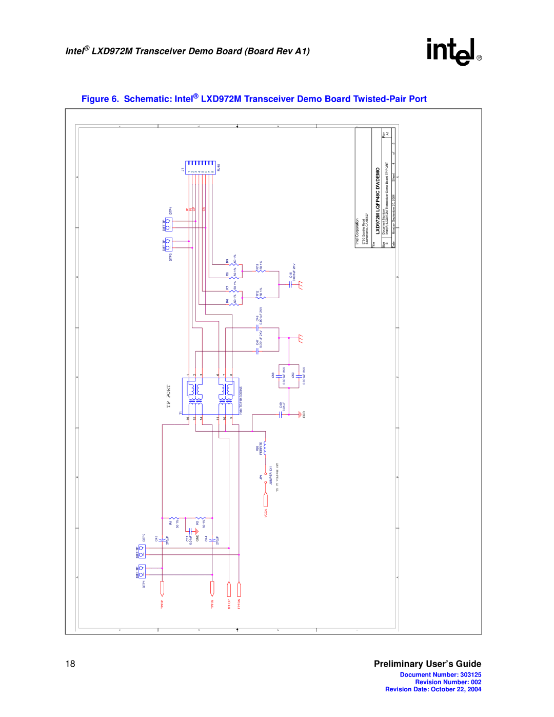 Intel LXD972M manual 