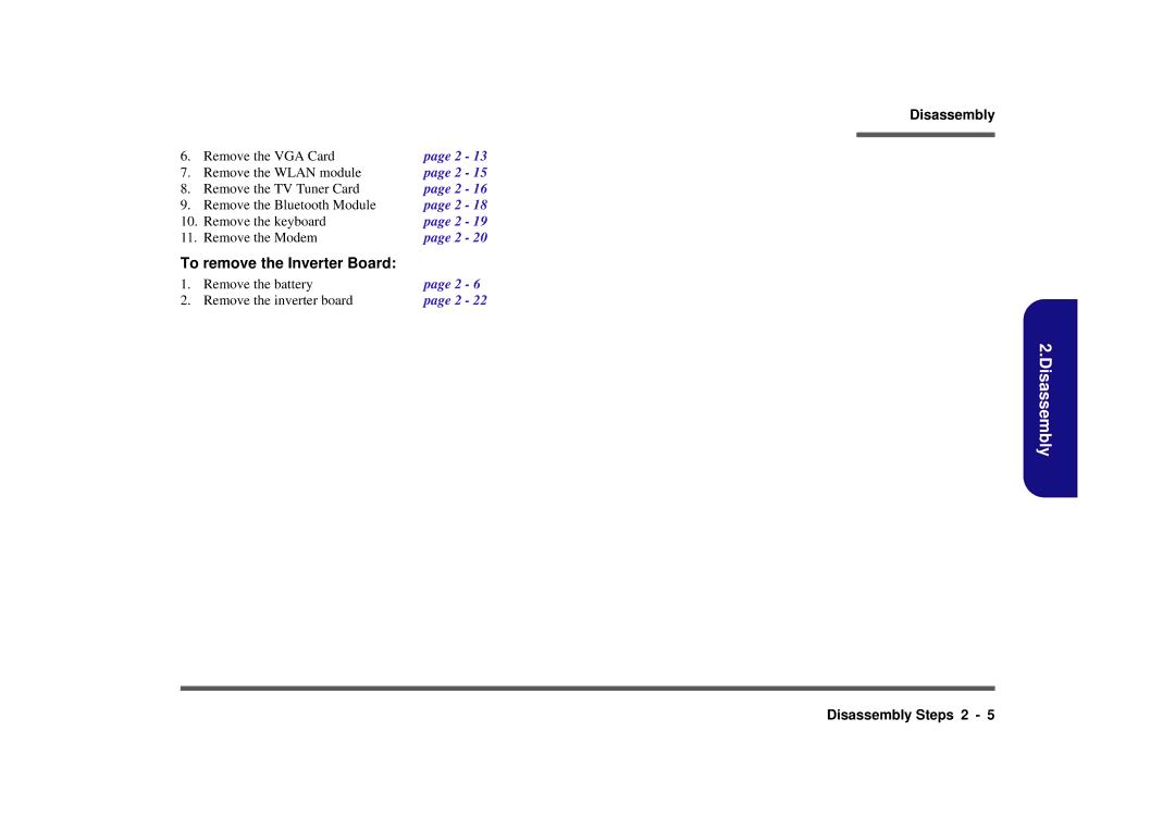 Intel M570TU manual To remove the Inverter Board 