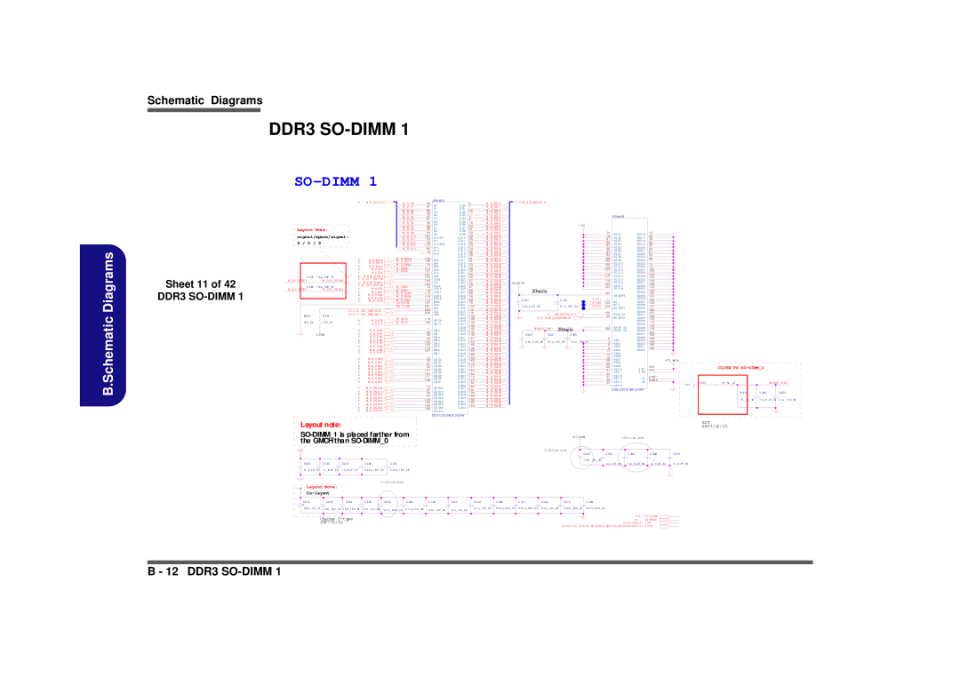 Intel M570TU manual Sheet 11 